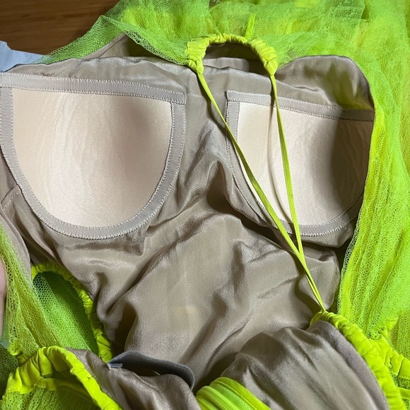 EUC Jason Wu Neon Yellow 2017 Runway Dress. Size 4 - Picture 9 of 11